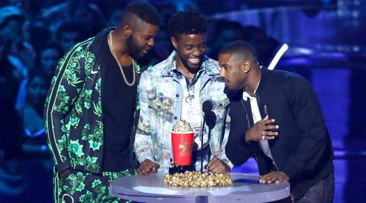 Winston Duke, Chadwick Boseman, Michael B. Jordan